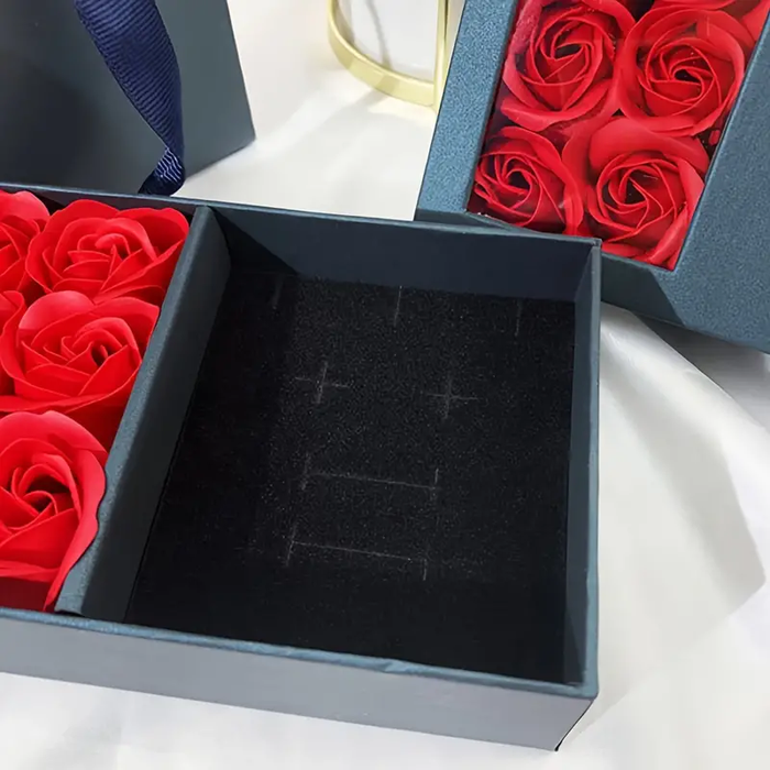 Handmade Soap Flower Rose & Fashion Jewelry Gift Packaging Box & Gift Bag & Set