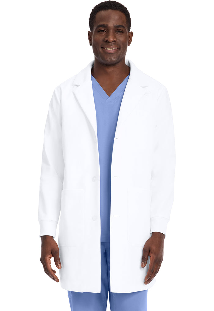 Healing Hands Mens 6-Pocket Dental 36" Lab Coat