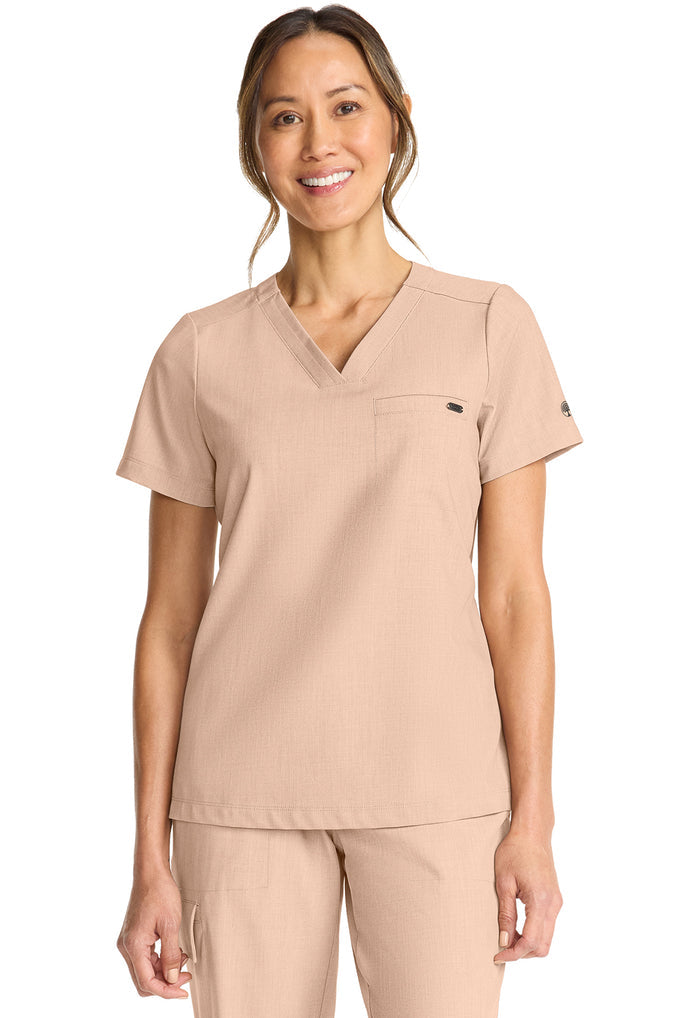 Healing Hands Quest Billie 1-Pocket Tuck In V-Neck Scrub Top