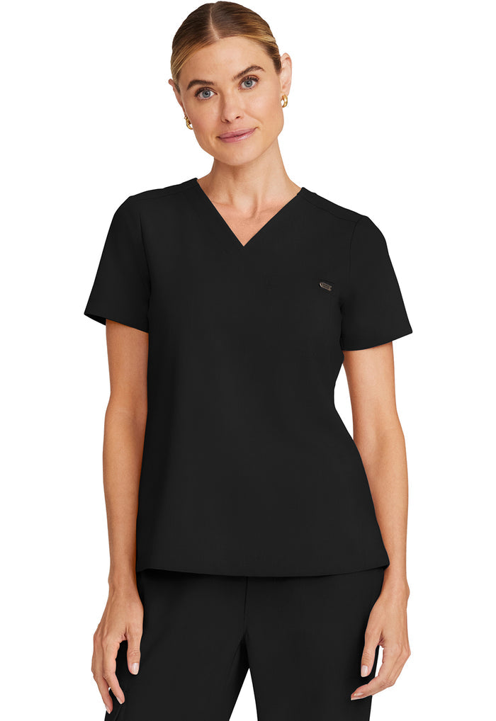 Healing Hands Quest Billie 1-Pocket Tuck In V-Neck Scrub Top