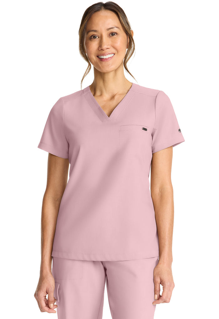 Healing Hands Quest Billie 1-Pocket Tuck In V-Neck Scrub Top