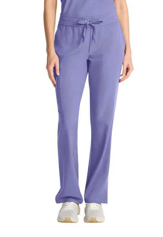 Healing Hands Quest Brady Mid Rise Drawstring Straight Leg Scrub Pants