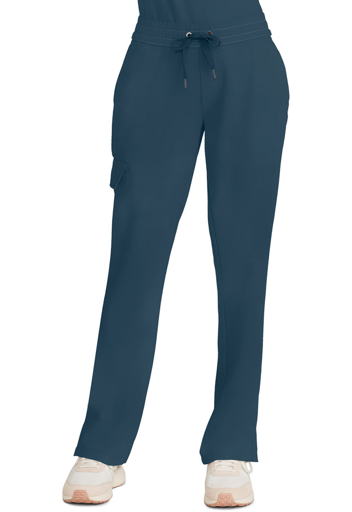 Healing Hands Quest Brady Mid Rise Drawstring Straight Leg Scrub Pants
