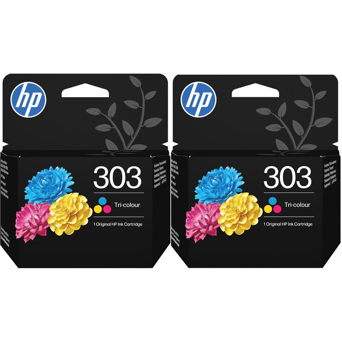 HP 303 Standard Capacity Colour Original Ink Cartridge 2 pack - T6N01AE