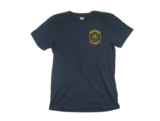Huf Snake Tee (Navy/Yellow)