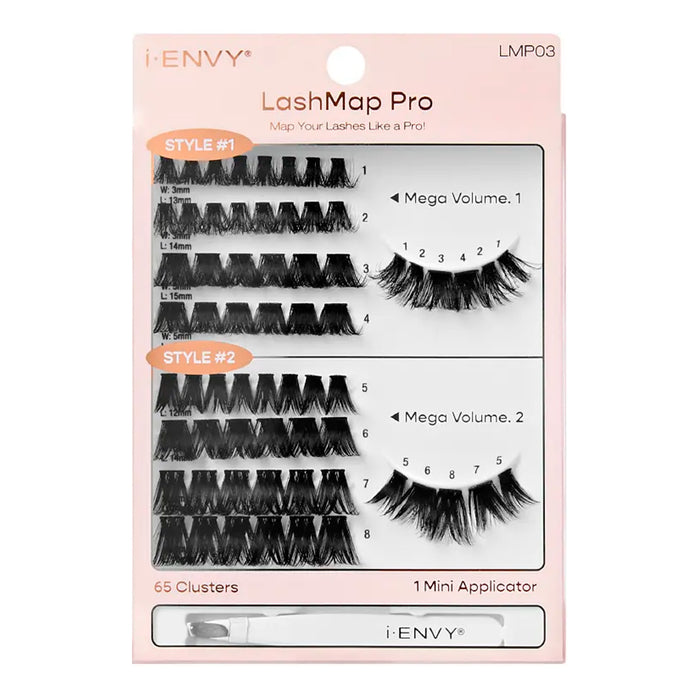 I Envy Lash Map Pro With Mini Applicator Eyelashes