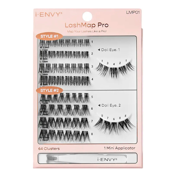 I Envy Lash Map Pro With Mini Applicator Eyelashes