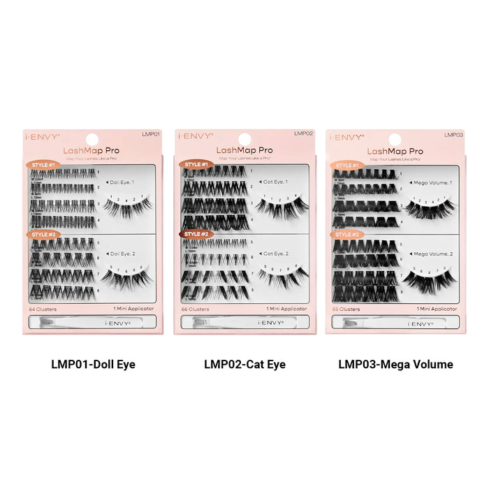 I Envy Lash Map Pro With Mini Applicator Eyelashes