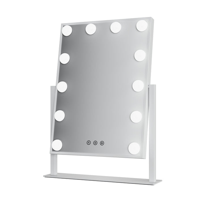 iGlow Makeup Mirror – White - iGlow Cosmetics