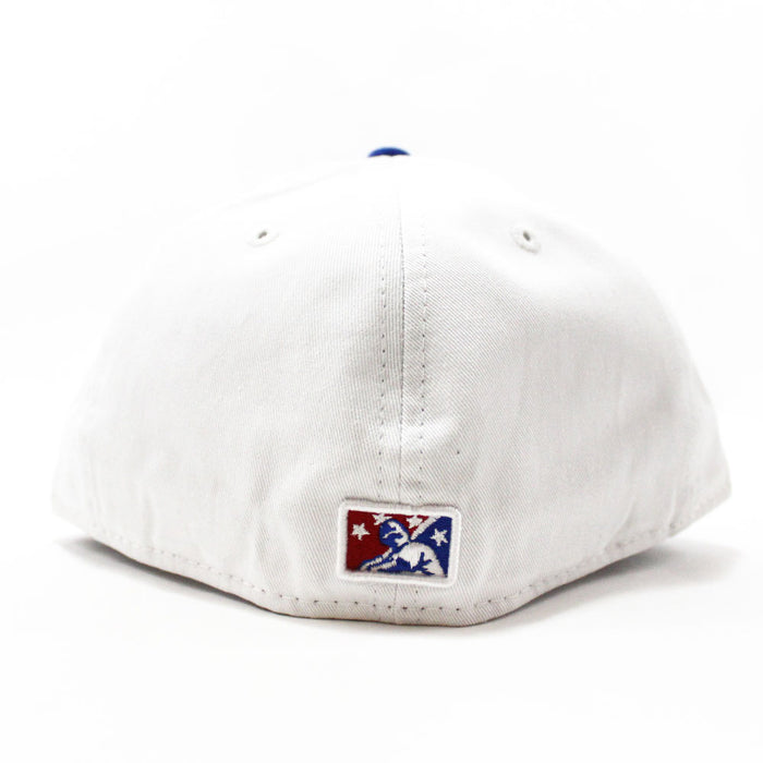 Iowa Cubs New Era 59Fifty Fitted Hat (White Blue Red)