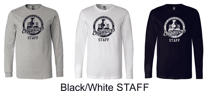 Iron Horse STAFF Bella Canvas Long Sleeve Tee- Youth, Ladies, Unisex sizes
