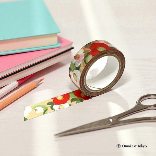 Japanese Washi Masking Tape Camellia