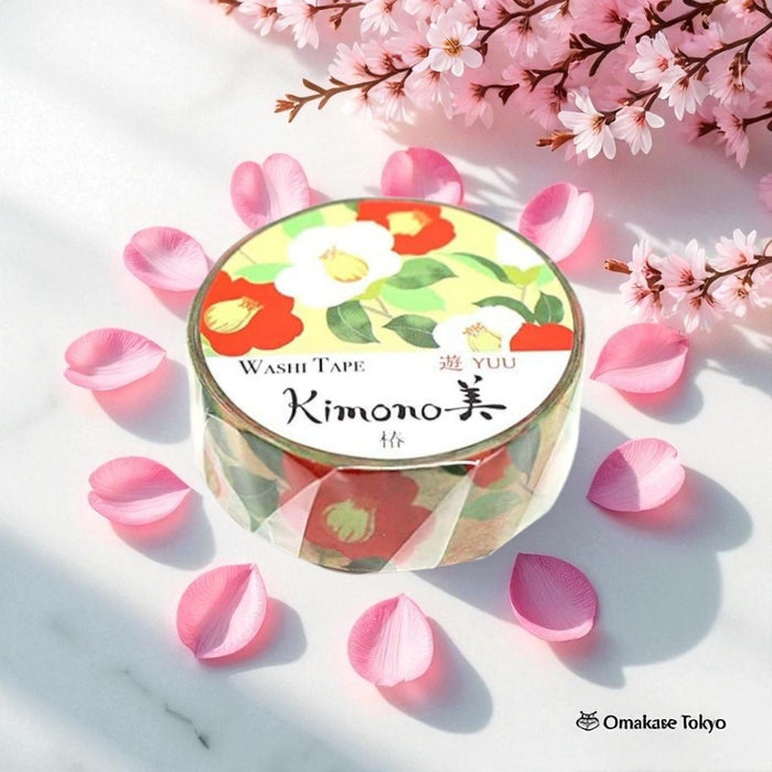 Japanese Washi Masking Tape Camellia