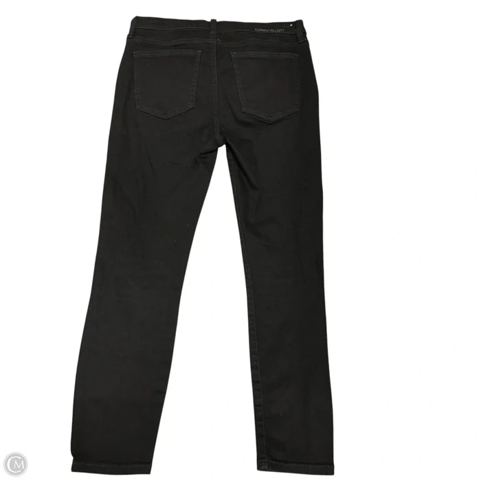 Jeans Skinny By Current/elliott In Black, Size: 10