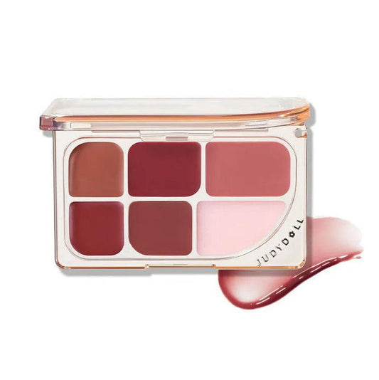 Judydoll 6-Color Multi-Use Lip Palette