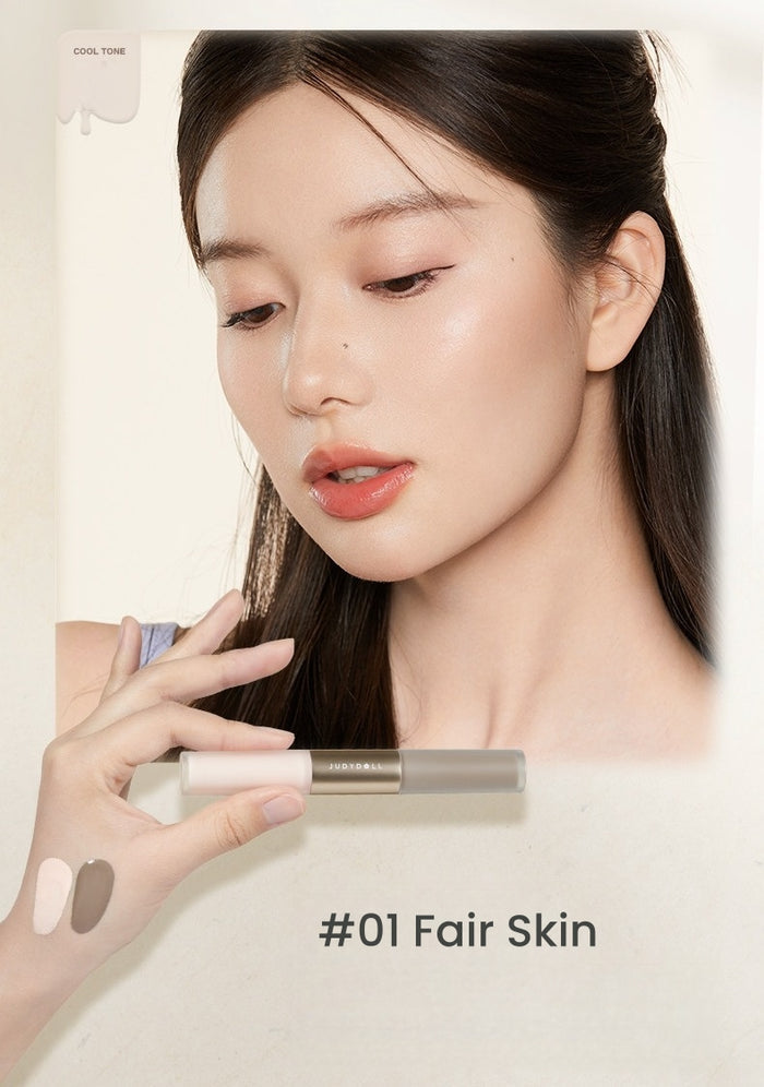 JUDYDOLL Long-wear Double-head Highlighter & Contour Liquid T5854