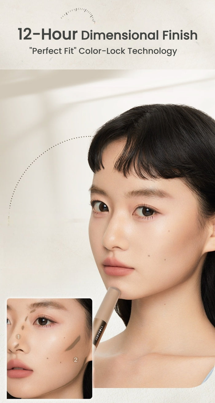 JUDYDOLL Long-wear Double-head Highlighter & Contour Liquid T5854
