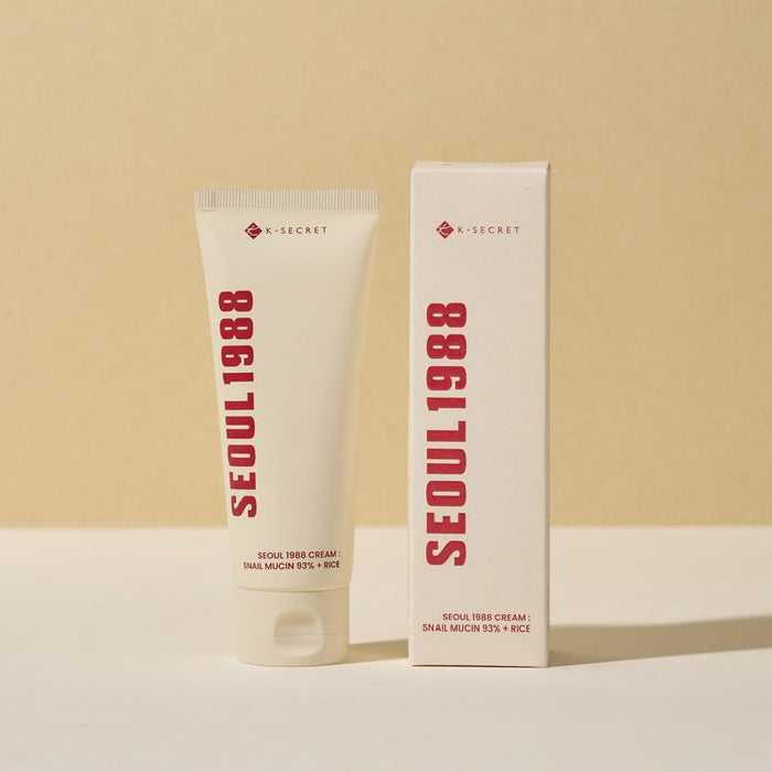 K-SECRET SEOUL 1988 Cream - Snail Mucin 93% + Rice 100 mL