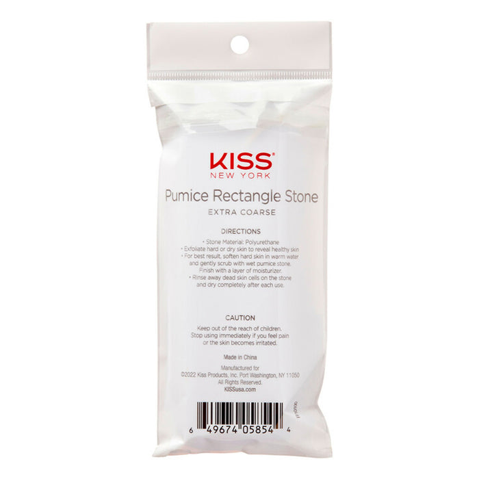 Kiss Pumice Rectangle Stone Extra Coarse