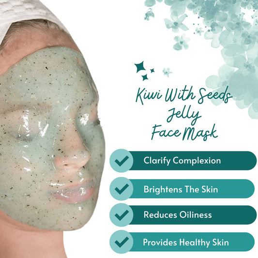 Kiwi With Seed Jelly Mask 1kg - Hydrating, Nourishing & Exfoliating Skin Care Treatment - SD Cosmetics Care