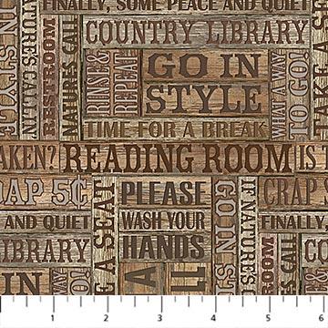 LAST CHANCE - NATURES'S CALLING - READING ROOM (2 1/2 YARDS)