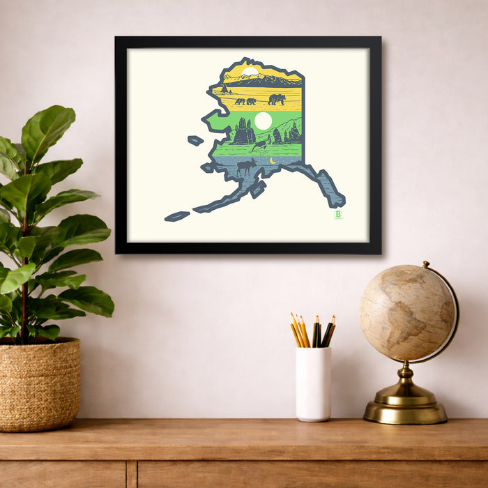Layers of Alaska Print