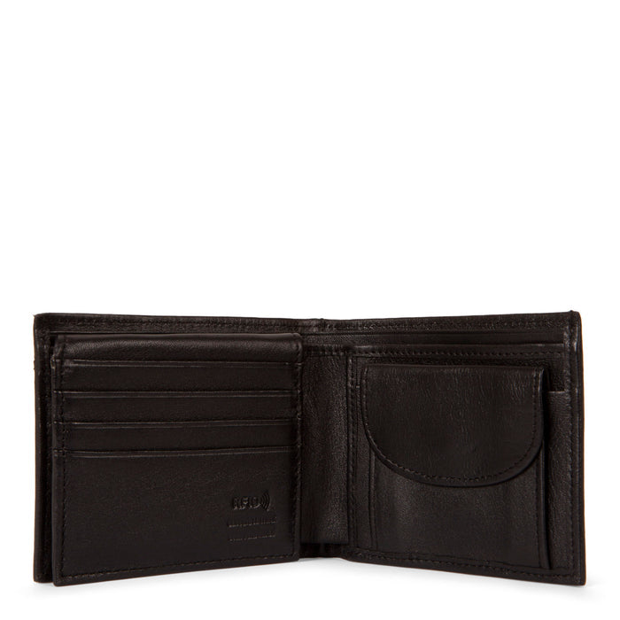 Leather RFID Flip-Up Wing Wallet - Bentley