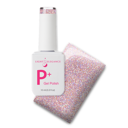 Light Elegance P+ Soak-Off Glitter Gel Polish - Over the Moon