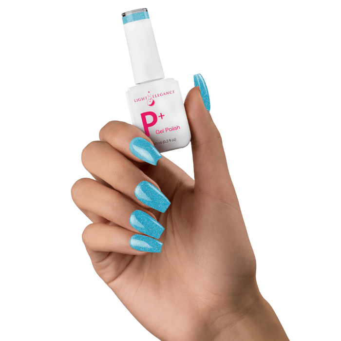 Light Elegance P+ Soak-Off Glitter Gel Polish - Stay Cool