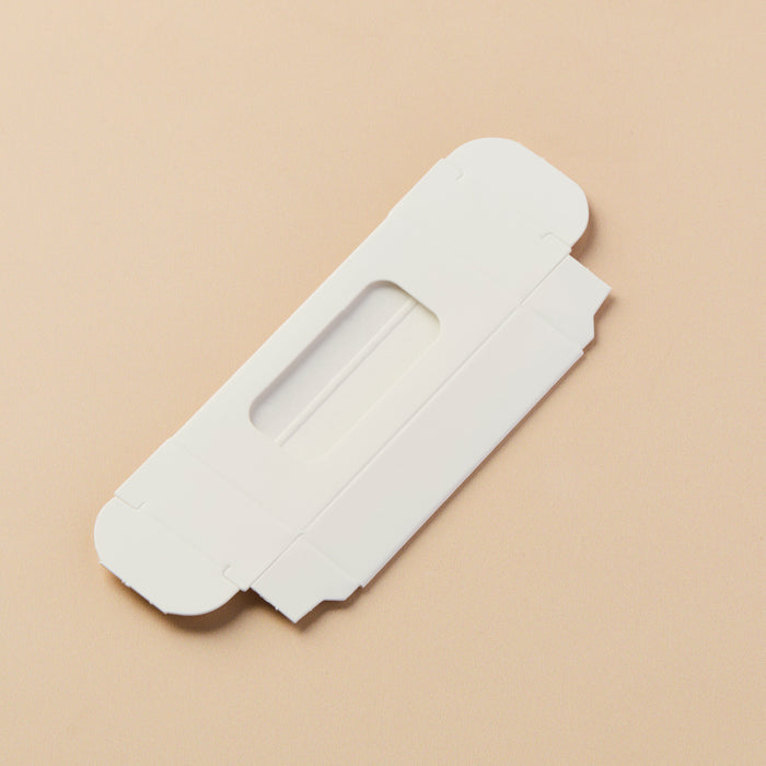 Lip Tube Box (Holds 2 Tubes) - WHITE COLOR - close-up