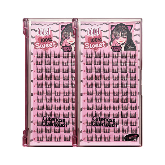 Lishu Cat Ears Natural Photogenic Flase Eyelashes T4592