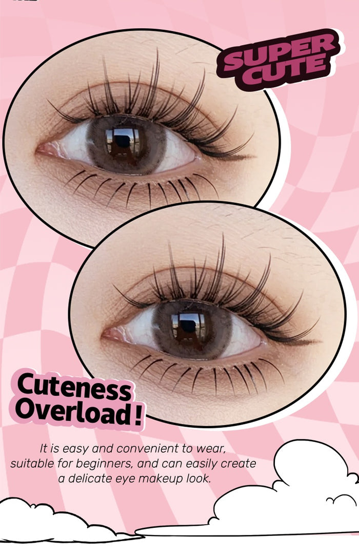 Lishu Cat Ears Natural Photogenic Flase Eyelashes T4592
