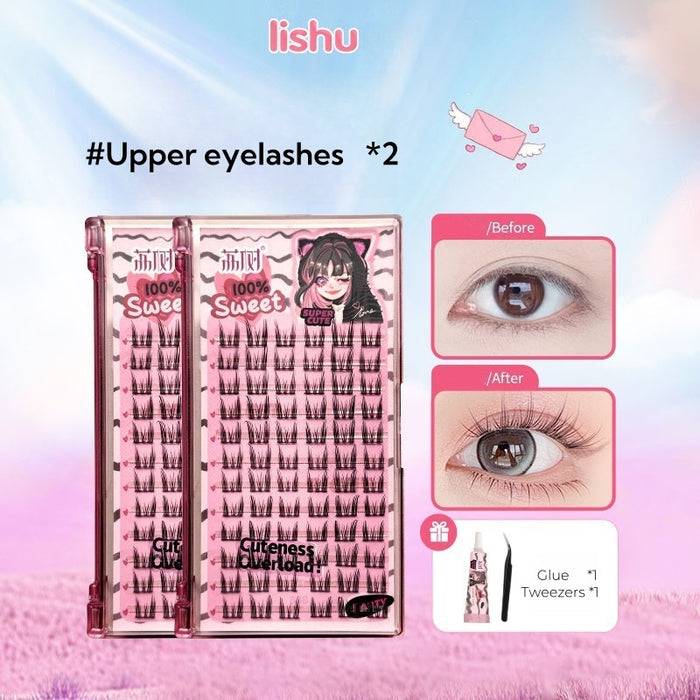 #Upper eyelashes *2  (72 clusters/box)