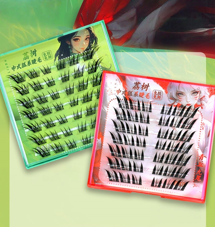 Lishu Fox Type Glue-free Long-wear Natural Flase Eyelashes T4593