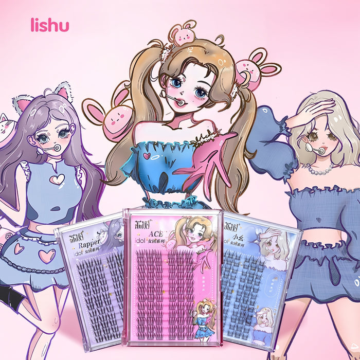 Lishu Missy Idol Collection Glue-free Natural Flase Eyelashes T4578