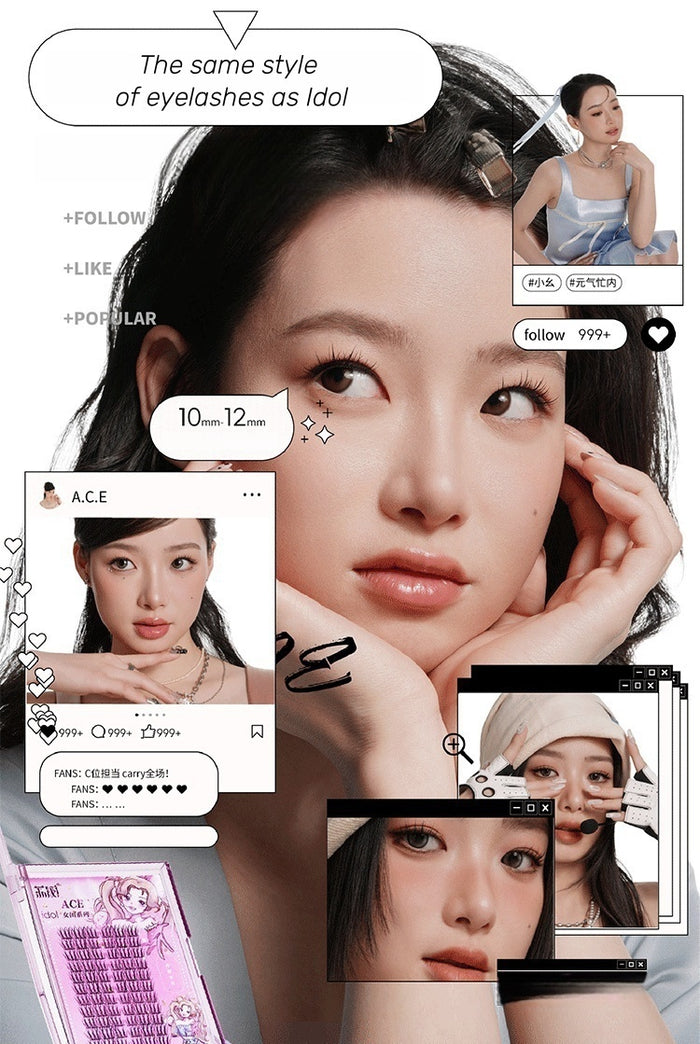 Lishu Missy Idol Collection Glue-free Natural Flase Eyelashes T4578