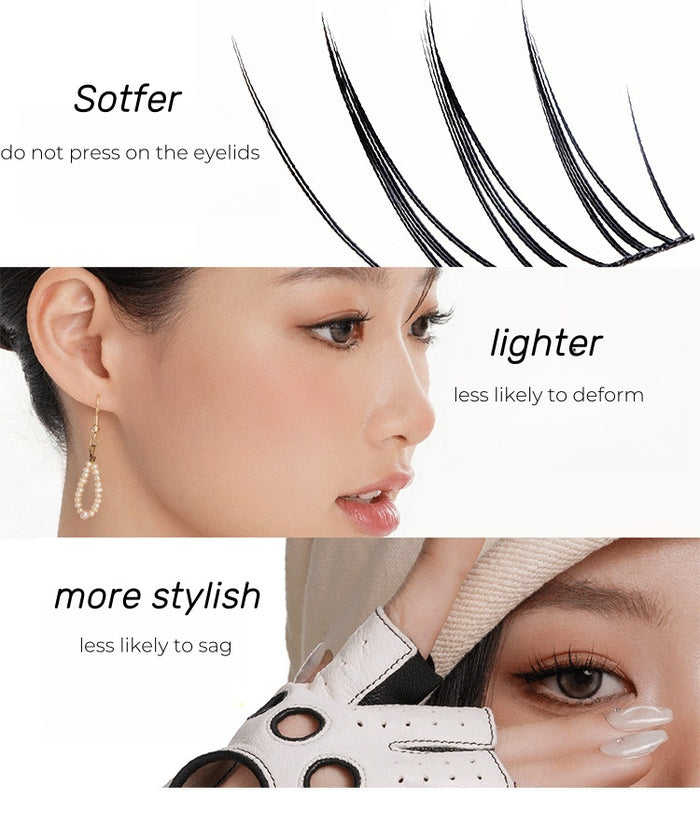 Lishu Missy Idol Collection Glue-free Natural Flase Eyelashes T4578