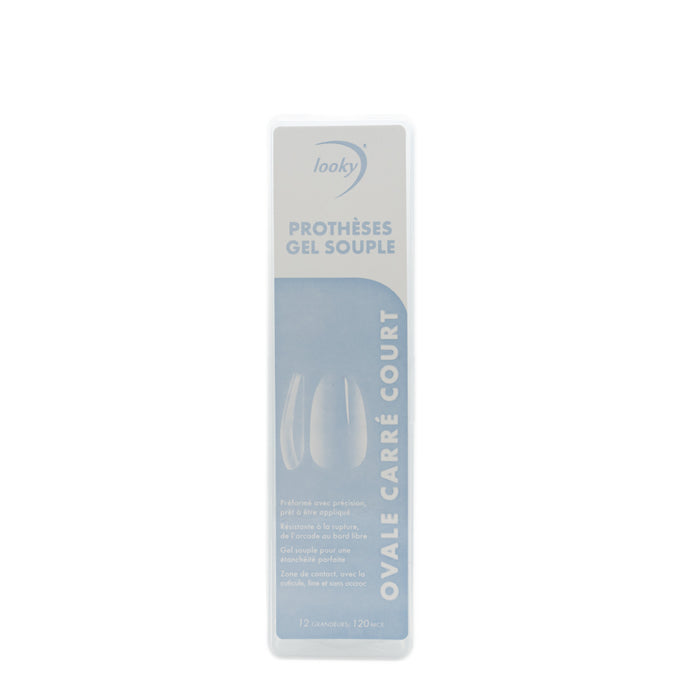 Looky Prothèses en Gel Souple Ovale Carré Court