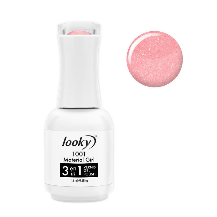 Looky Vernis Gel 3 en 1 #1001 Material Girl (Collection Fête Foraine)