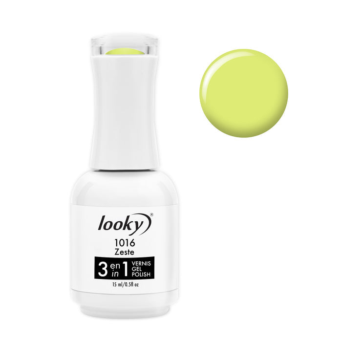 Looky Vernis Gel 3 en 1 #1016 Zeste (Collection Escapade)
