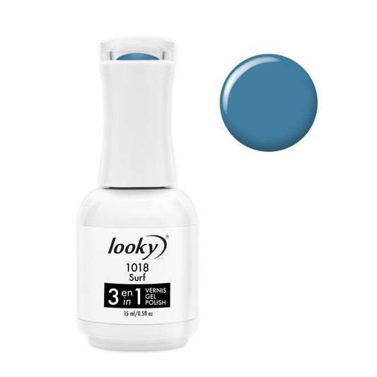 Looky Vernis Gel 3 en 1 #1018 Surf (Collection Escapade)