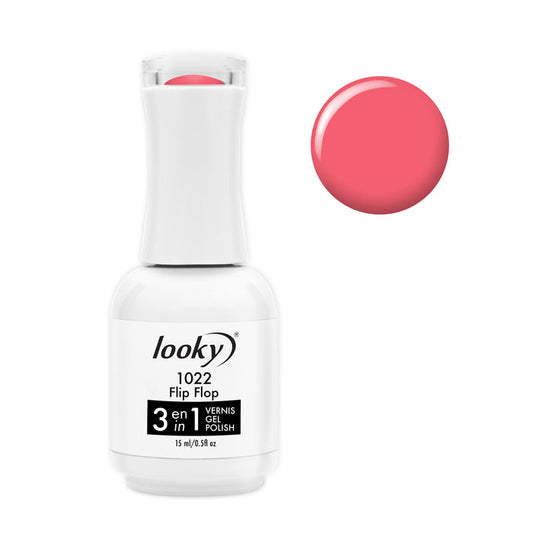 Looky Vernis Gel 3 en 1 #1022 Flip Flop (Collection Escapade)