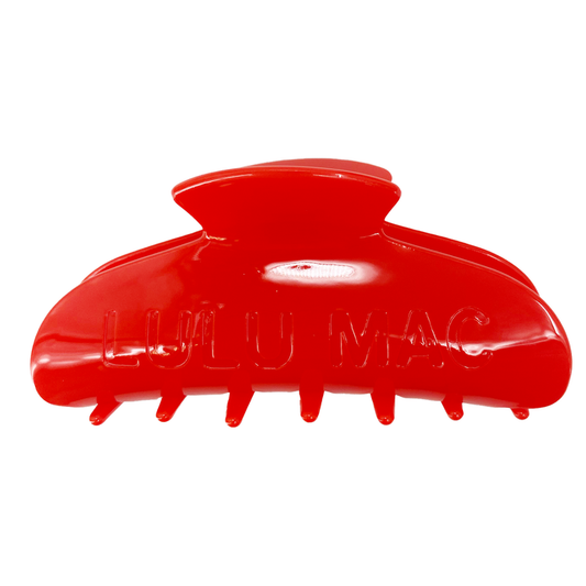 LULU MAC HAIR CLIPS -Red