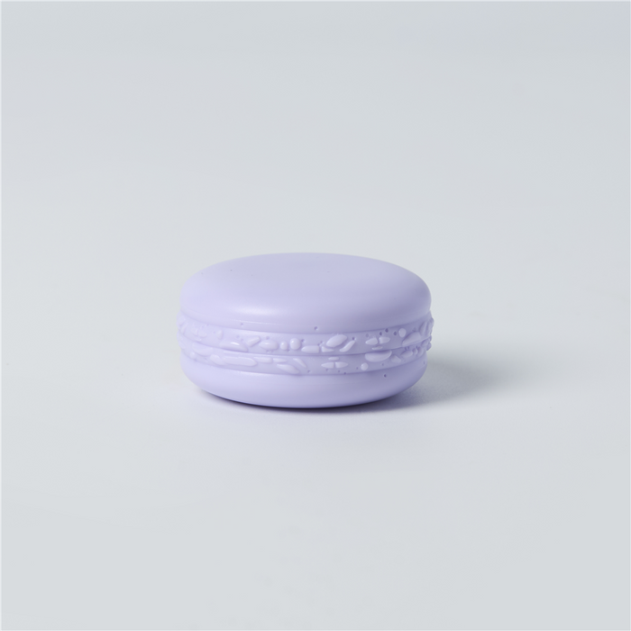 Macaron Plastic Jar & Lid - Lavender