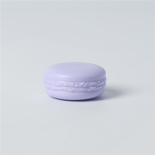 Macaron Plastic Jar & Lid - Lavender