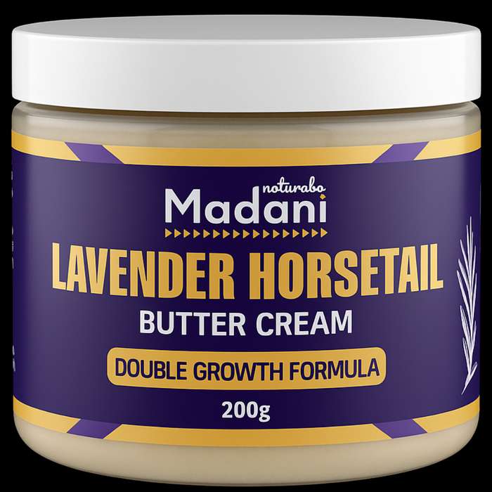 Madani Naturals Lavender Horsetail Butter Cream – Double Growth Formula (200g)