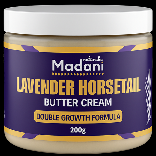 Madani Naturals Lavender Horsetail Butter Cream – Double Growth Formula (200g)
