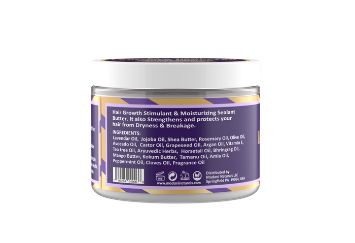 Madani Naturals Lavender Horsetail Butter Cream – Double Growth Formula (200g)