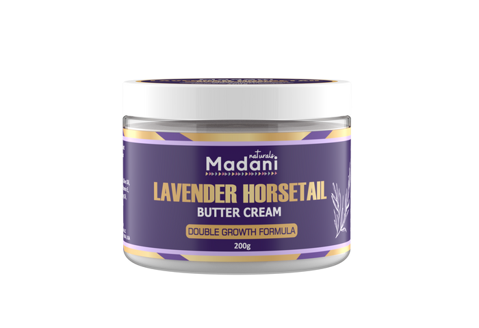 Madani Naturals Lavender Horsetail Butter Cream – Double Growth Formula (200g)