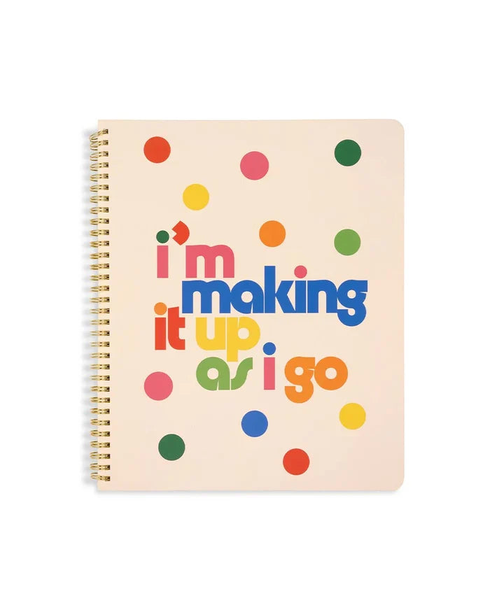 Making It Up Large Notebook
